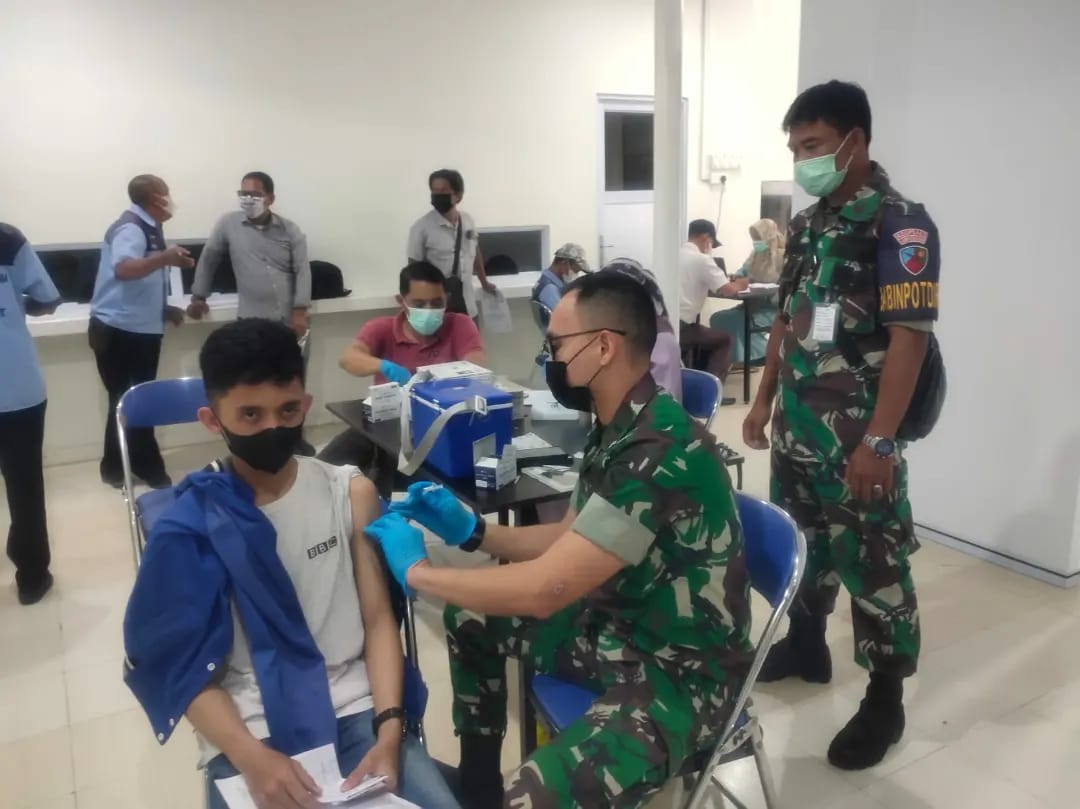 Bulan Puasa Lanud Hang Nadim Batam Buka Gerai Vaksin 1, 2 dan 3 di Bandara Hang Nadim