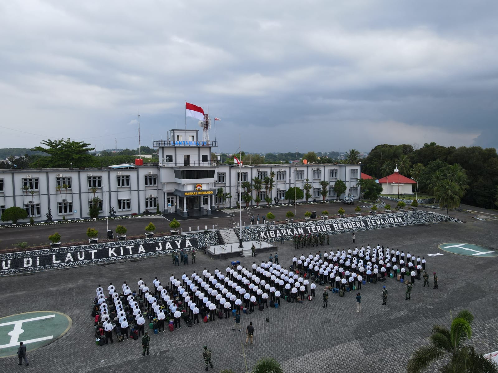 Danlantamal IV Dampingi Aspers Kasal Laksanakan Sidang Komisi Pantukhir Pusat Caba dan Cata Satdik – I Tanjung Uban