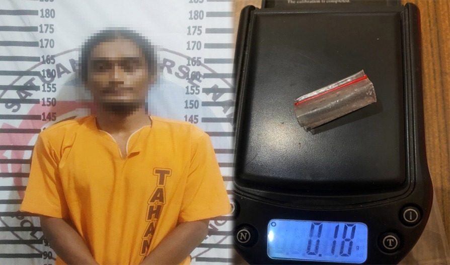 Bawa Narkotika, Buruh Asal Way Kenanga Ditangkap Polres Tulang Bawang