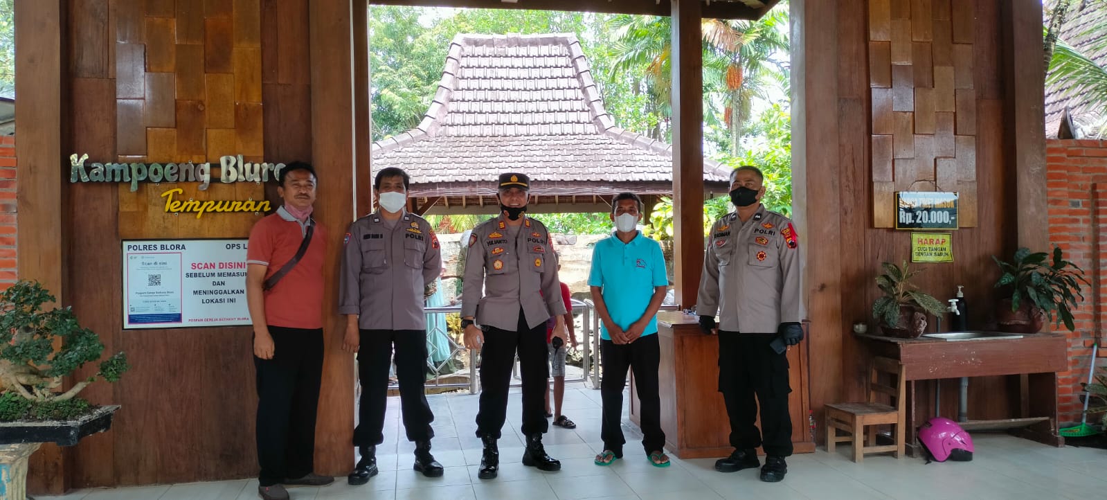 Antisipasi Arus Balik, Polsek Sambong Polres Blora Patroli Jalur Hutan