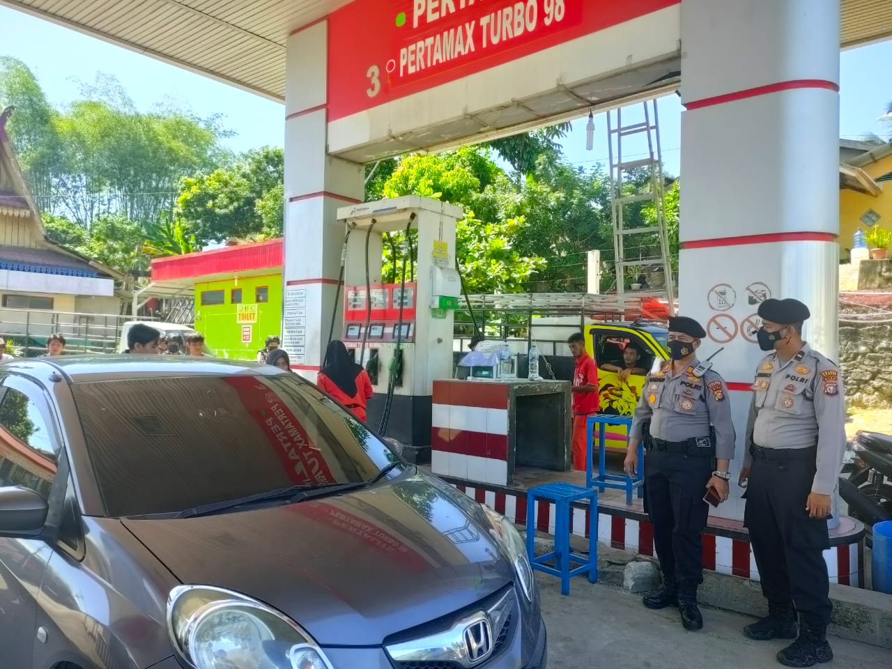 Lagi, Sat Samapta Polres Kampar Patroli di Kota Bangkinang dan Bangkinang Barat