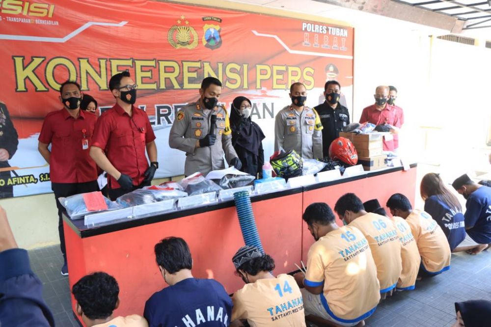 Aniaya dan Peras Sopir, Residivis Narkoba Kembali Diamankan Polres Tuban
