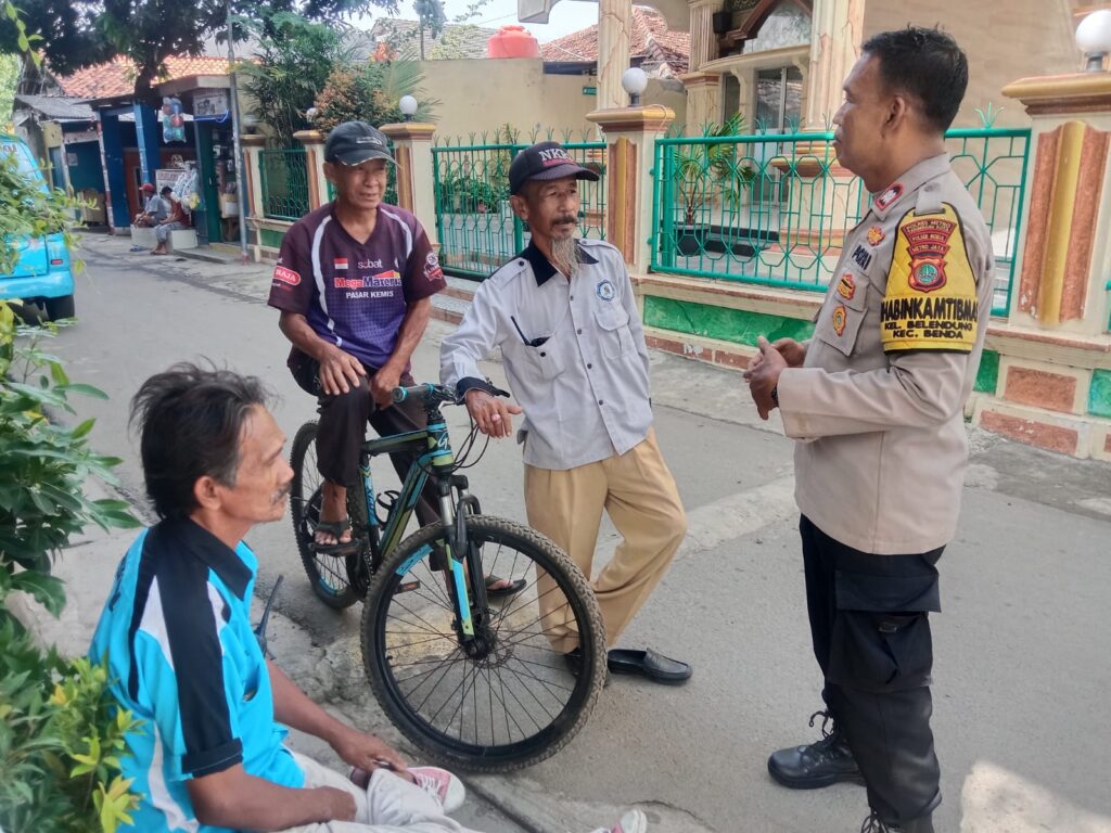 Giat Cooling System, Bhabinkamtibmas beri Pesan Kamtibmas