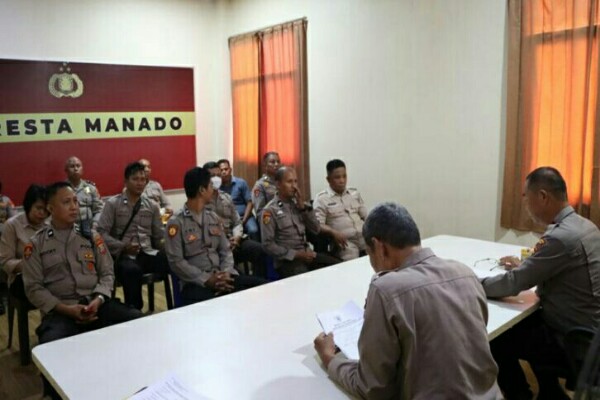 Polresta Manado Gelar Sosialisasi Perkap 01 Tahun 2009