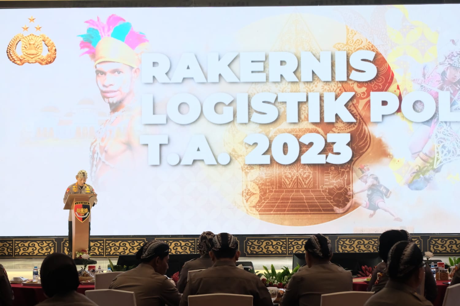 Kapolri Menutup Rakernis Logistik Polri 2023 di Yogyakarta
