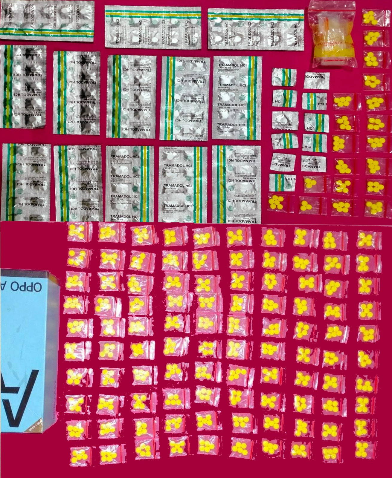 Polsek Pringsewu Kota Amankan Pedagang Ayam Geprek Yang Nyambi Berjualan Obat Keras