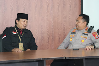 Perkuat Pemilu 2024, Wakapolresta Tangerang Sambangi Bawaslu