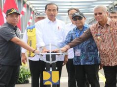 Peresmian Duplikasi Jembatan Kapuas 1 di Kota Pontianak, Provinsi Kalimantan Barat, 21 Maret 2024