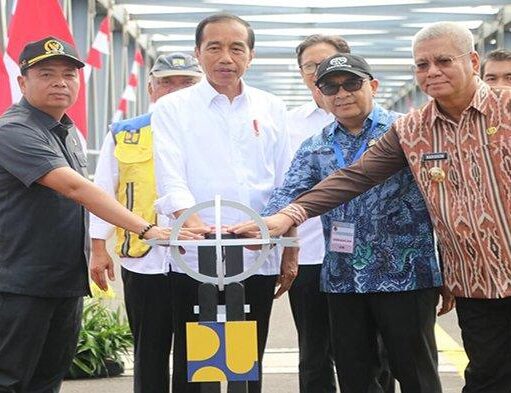Peresmian Duplikasi Jembatan Kapuas 1 di Kota Pontianak, Provinsi Kalimantan Barat, 21 Maret 2024