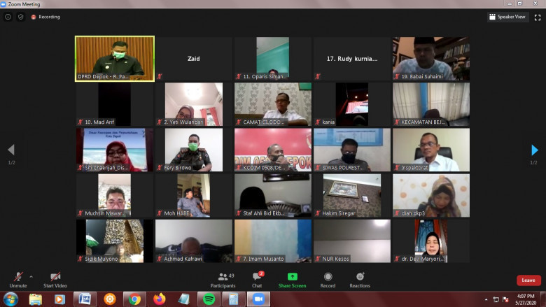 Pansus DPRD Setujui LKPJ Wali Kota Depok Tahun 2019