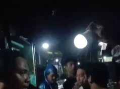 Semarang Banjir, Warga Tersengat Listrik Saat Banjir, Kapolsek Himbau Warga Untuk Berhati-Hati