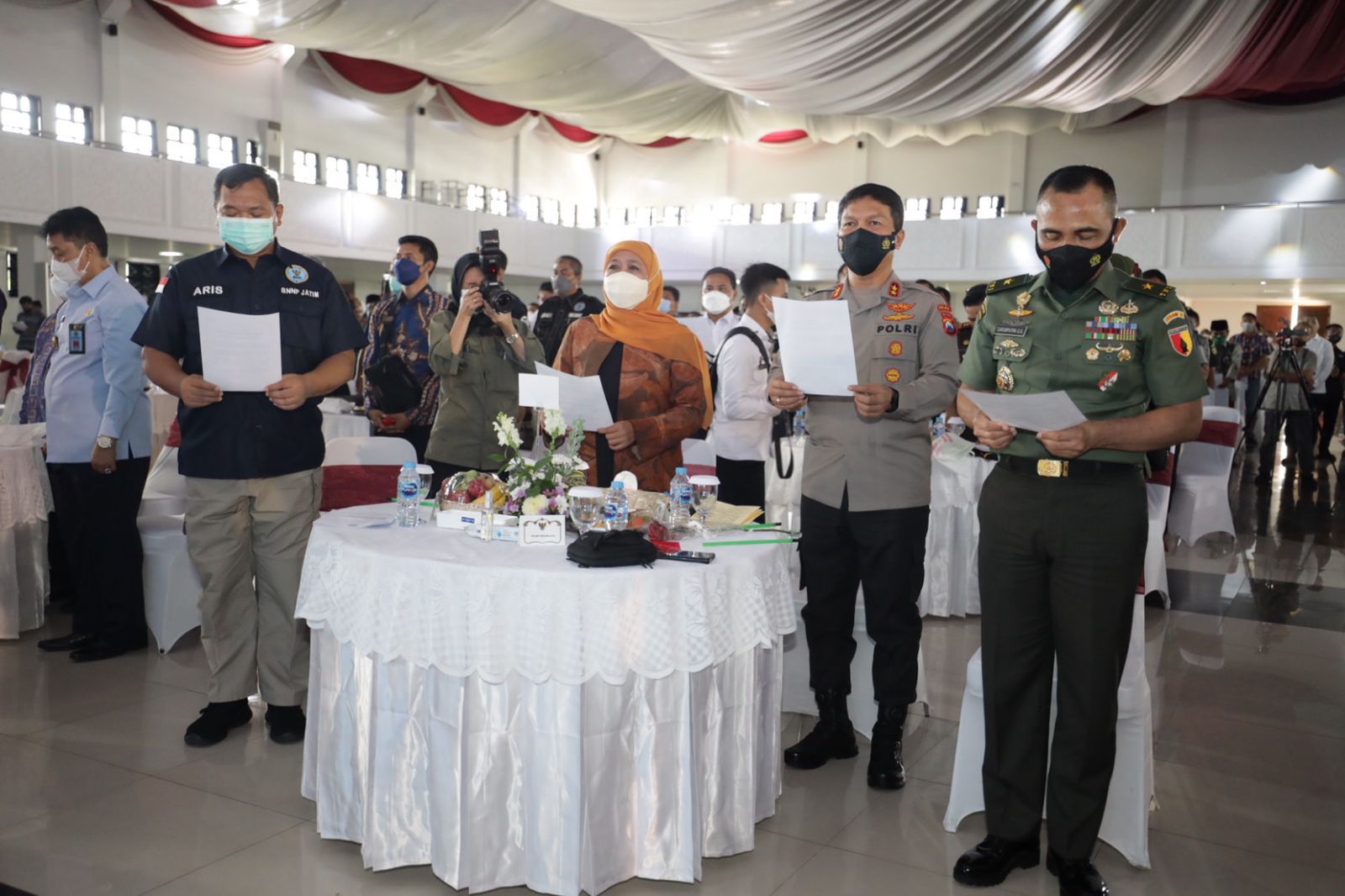 Forkopimda Jatim Hadiri Deklarasi Madura Produktif Tanpa Narkoba