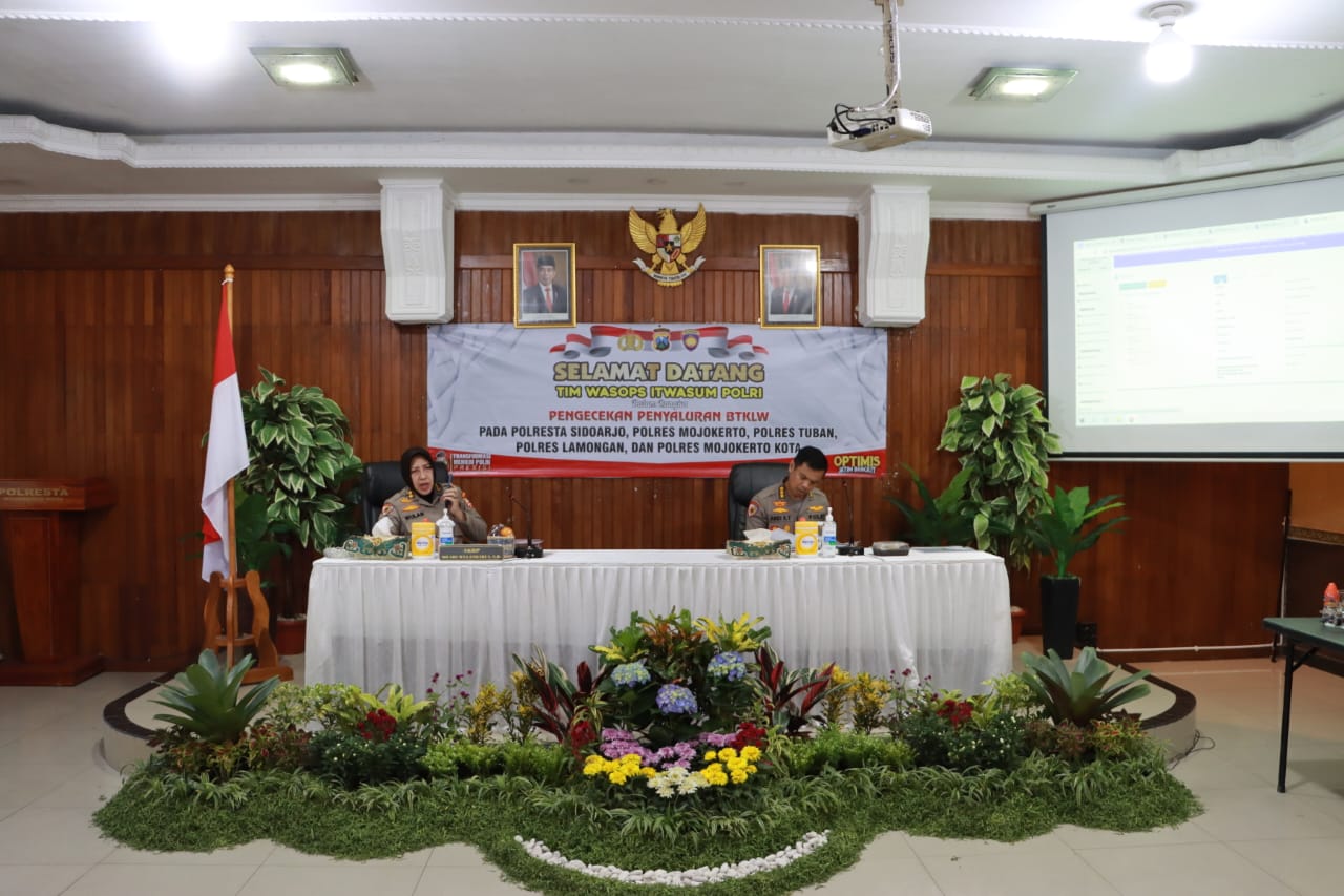 Brigjen Pol Heri Wahono Gelar Wasops BTPKLW di Polresta Mojokerto