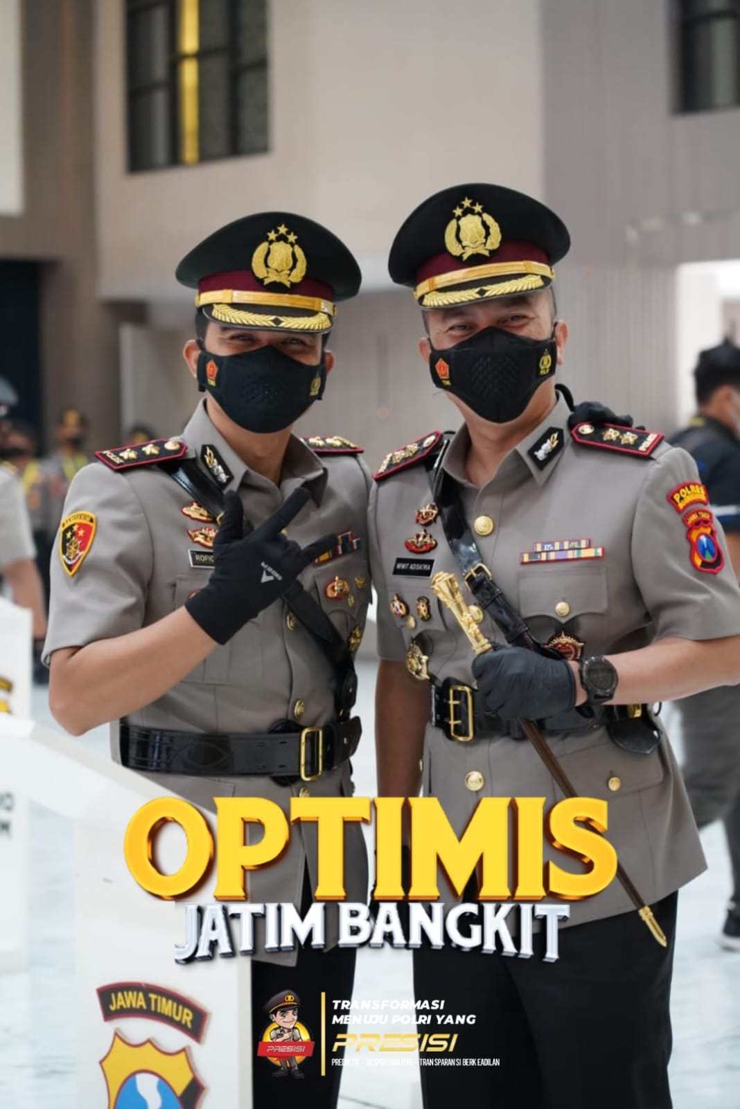 Sertijab Kapolresta Mojokerto dipimpin Kapolda Jatim