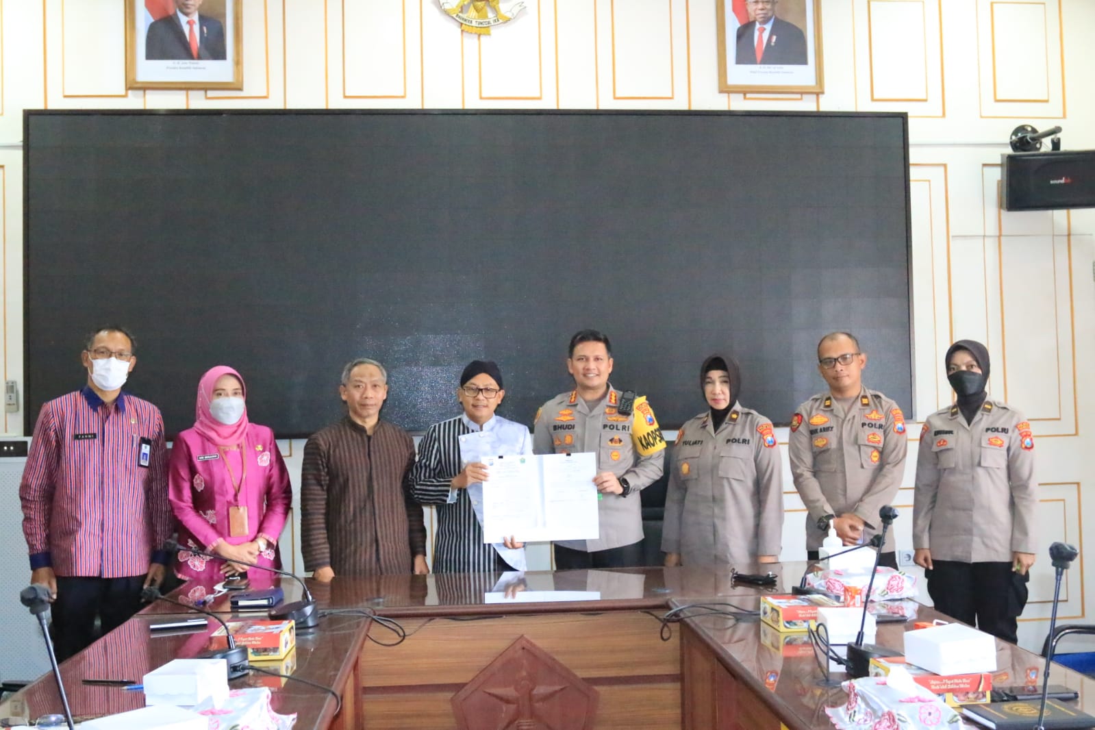 Optimalkan Pelayanan Publik di Jogo Malang Presisi, Polresta Malang Bersama Pemkot Tanda Tangani MoU