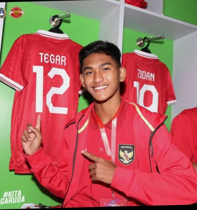 Final AFF U16 : Gelandang Serang Timnas Tegar adalah Putra AIPTU M. Sholeh