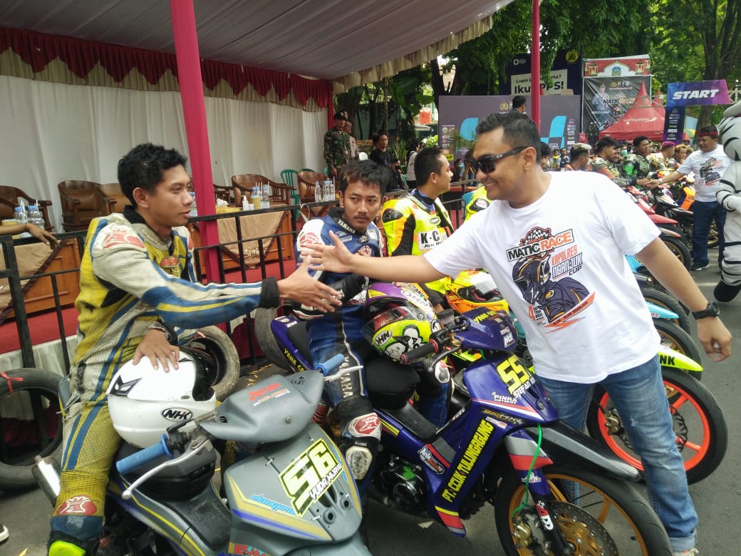 Bupati Berikan Apresiasi Ajang Matic Race 2022 yang Digelar oleh Polres Nganjuk