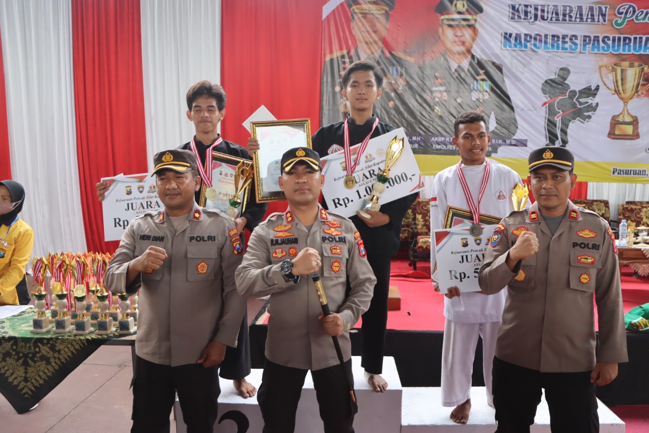Walikota Pasuruan Apresiasi Terselenggaranya Turnamen Pencak Silat Kapolres Cup 2022 di Kota Pasuruan