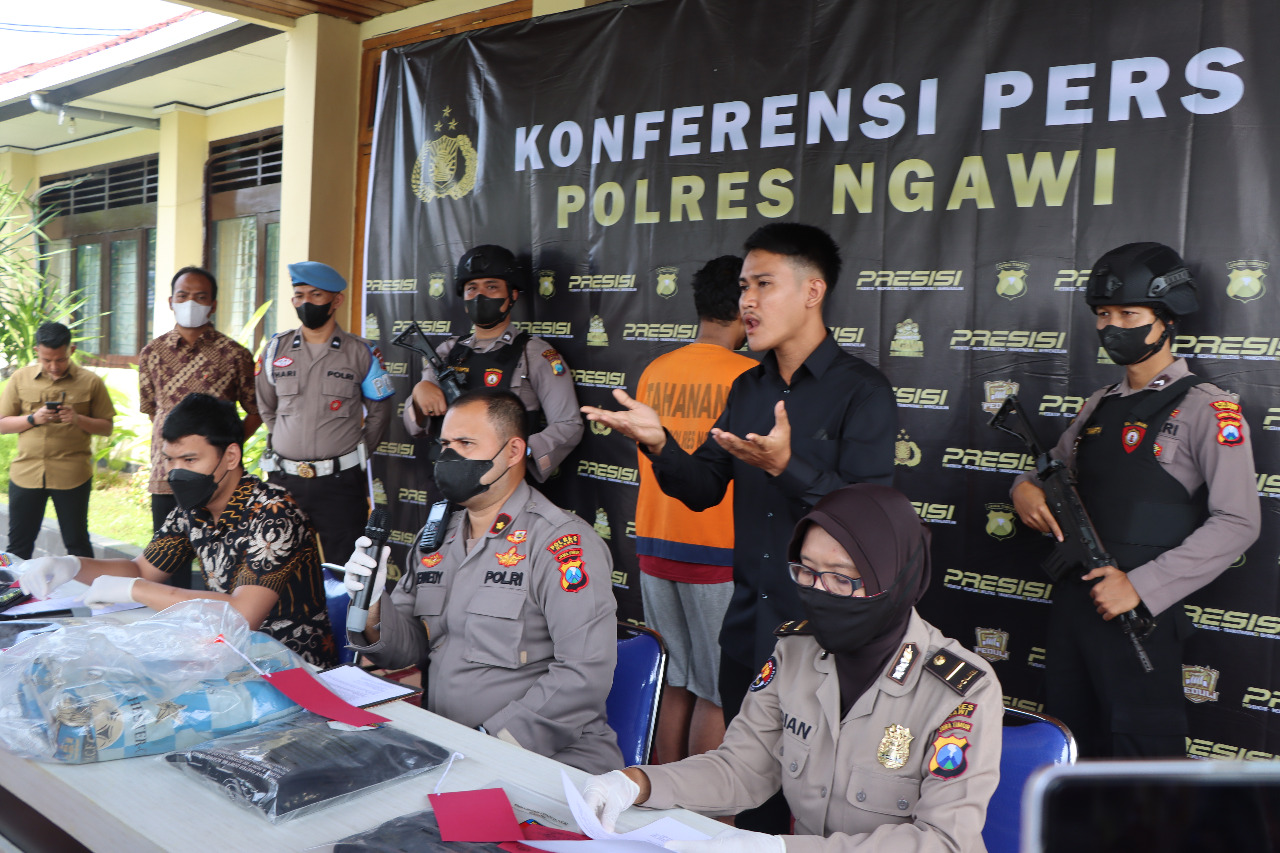 Kurang Sepekan,Polres Ngawi Berhasil Tangkap Pelaku Pembunuhan