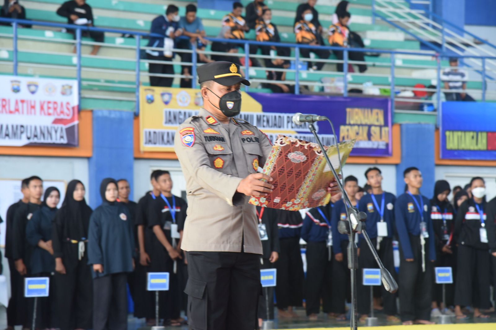 Cetak Atlet Daerah, Polres Lamongan Gelar Turnamen Pencak Silat