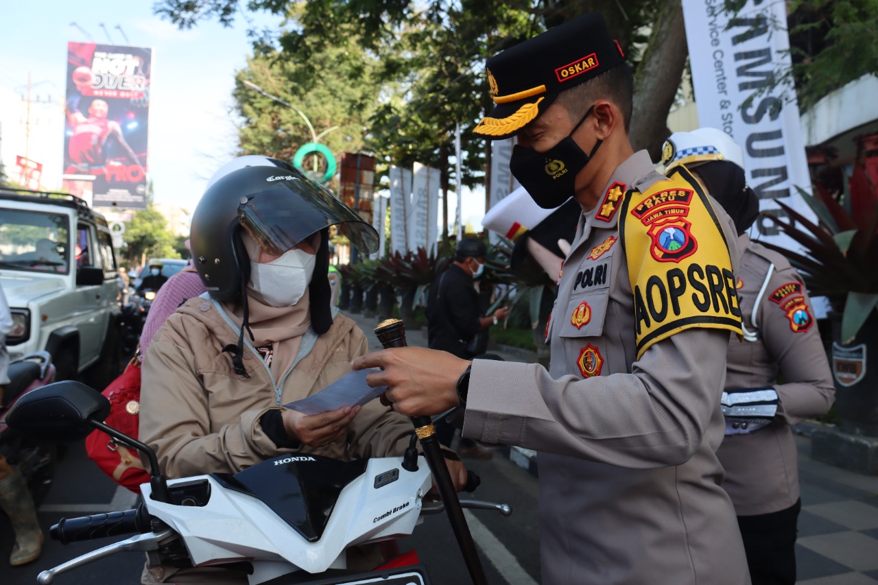 Tekan Angka Lakalantas Jajaran Polres Batu Gelar Sosialisasi Ops Zebra 2022