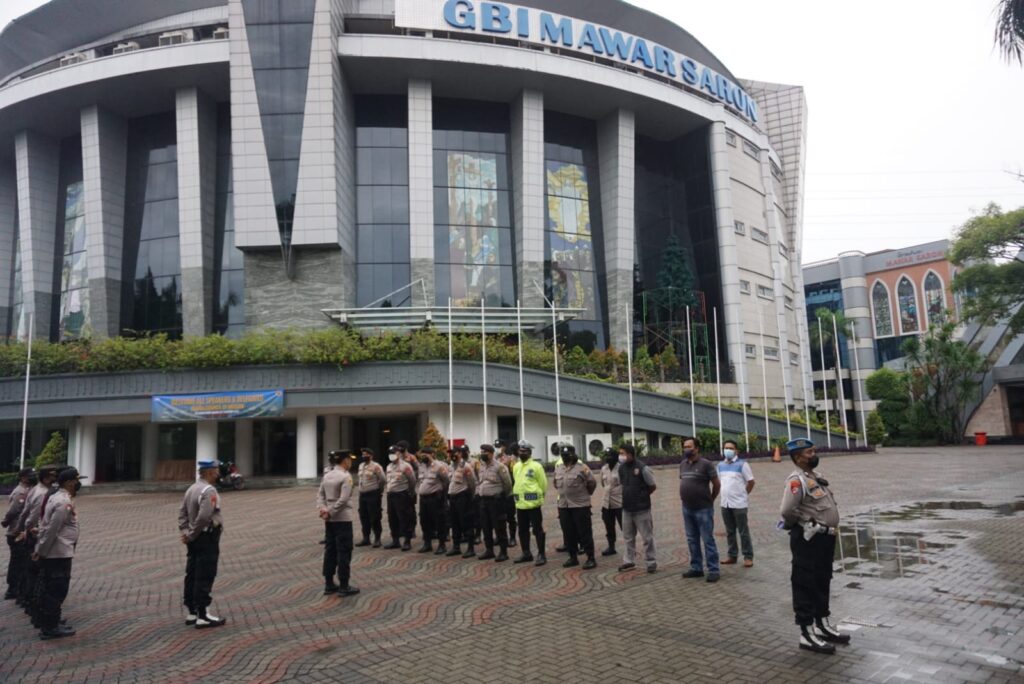 Apel Giat Pengamanan Global Council Of Mission GBI di Gereja Mawar Saron Jakarta Utara