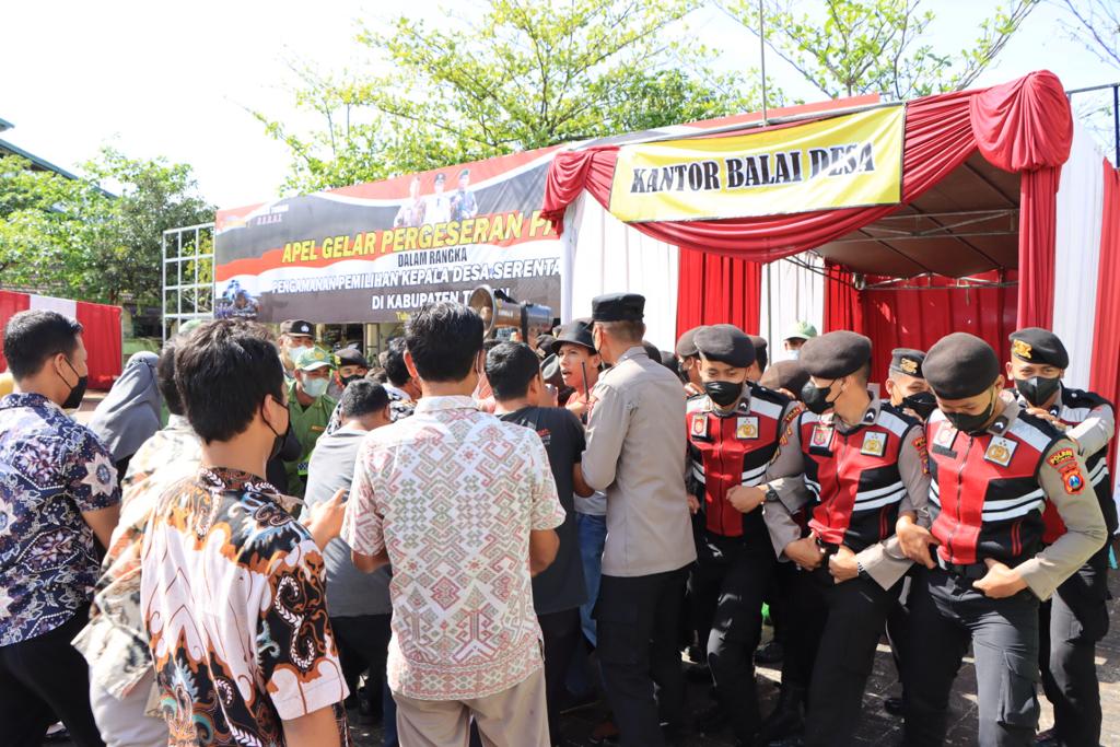 Polres Tuban Beri Pengamanan Pilkades Serentak, Libatkan 1.400 Personel Gabungan