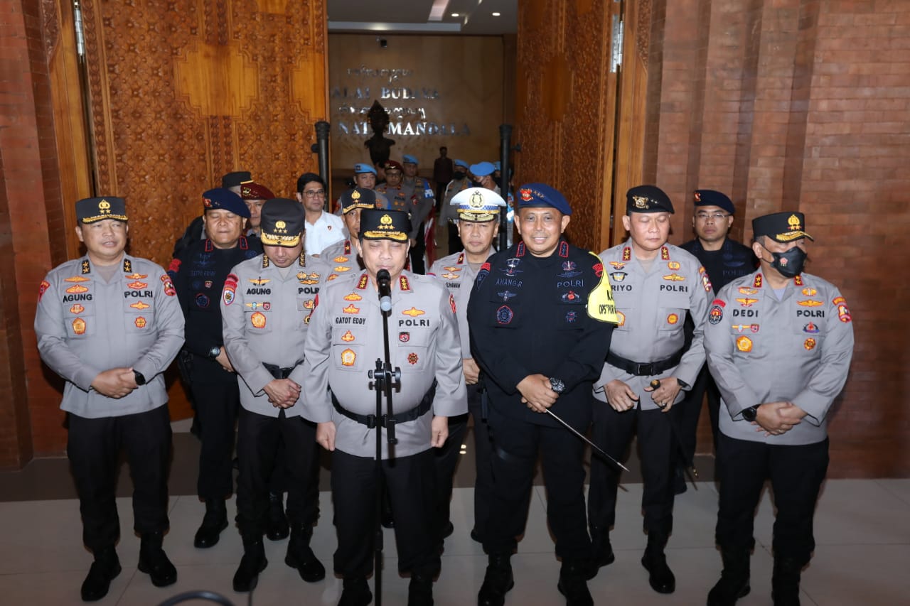 Polri Gelar Latihan Pengamanan KTT G20 di Bali