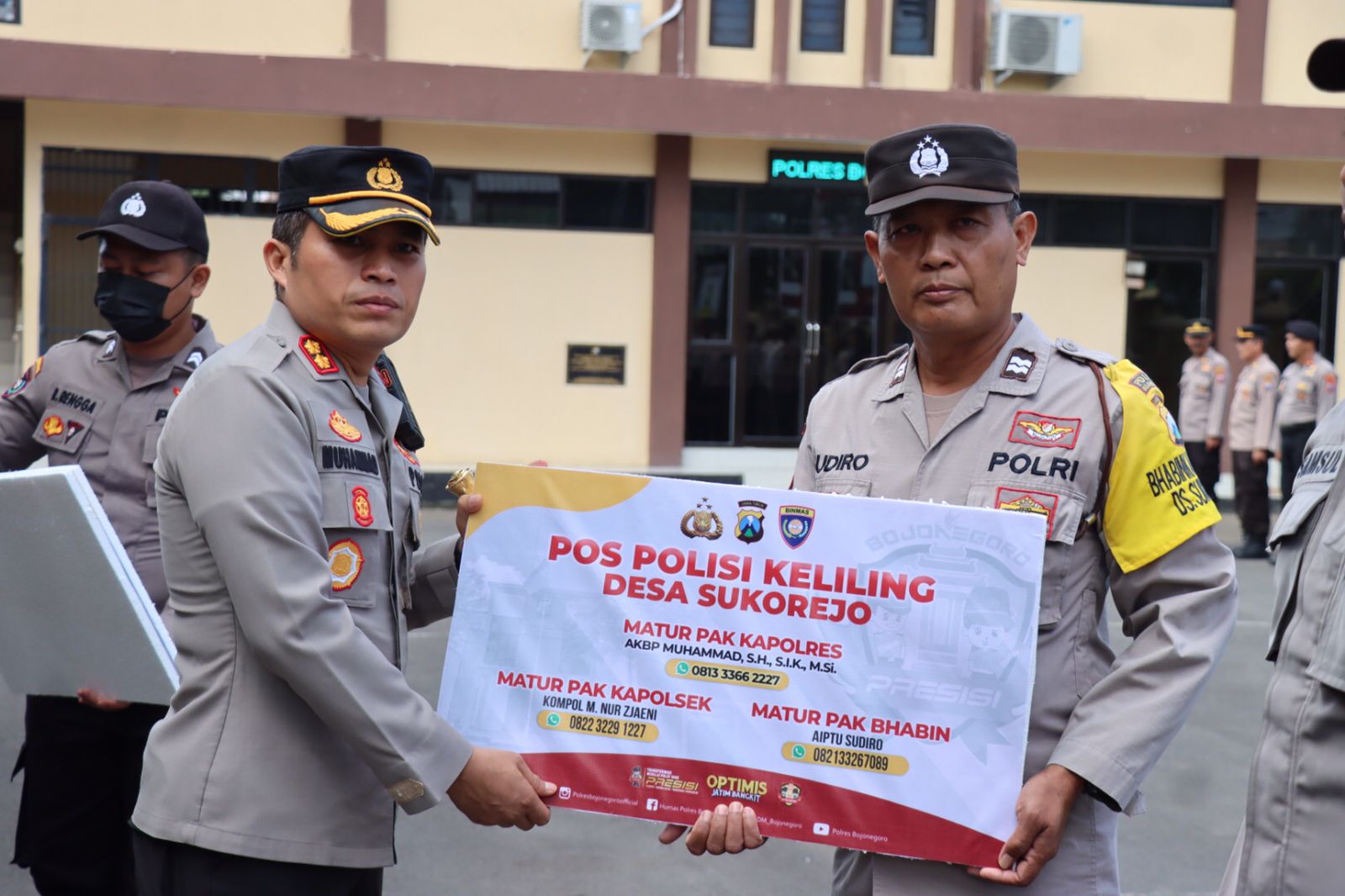 Matur Pak Kapolres dan Pak Kapolsek, Program Polres Bojonegoro Peduli Kondusifitas di Masyarakat
