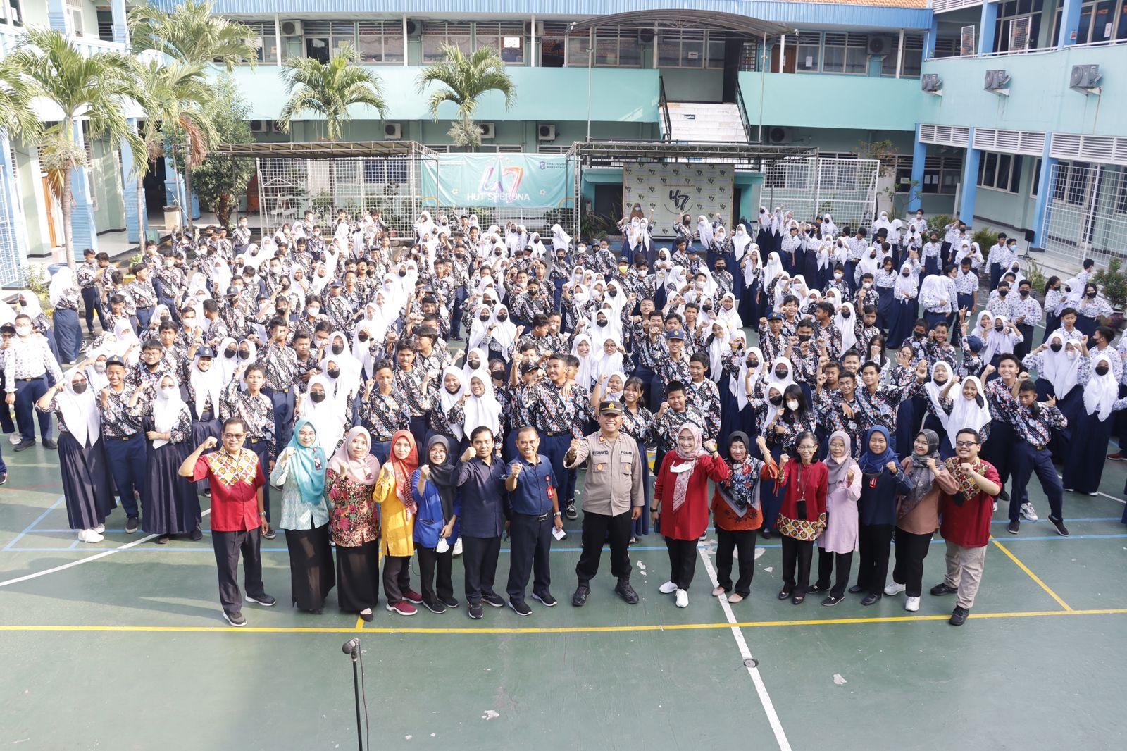 Beri Wawasan Kebangsaan di Sekolah, Polres Tanjung Perak Cegah Tawuran Antar Pelajar