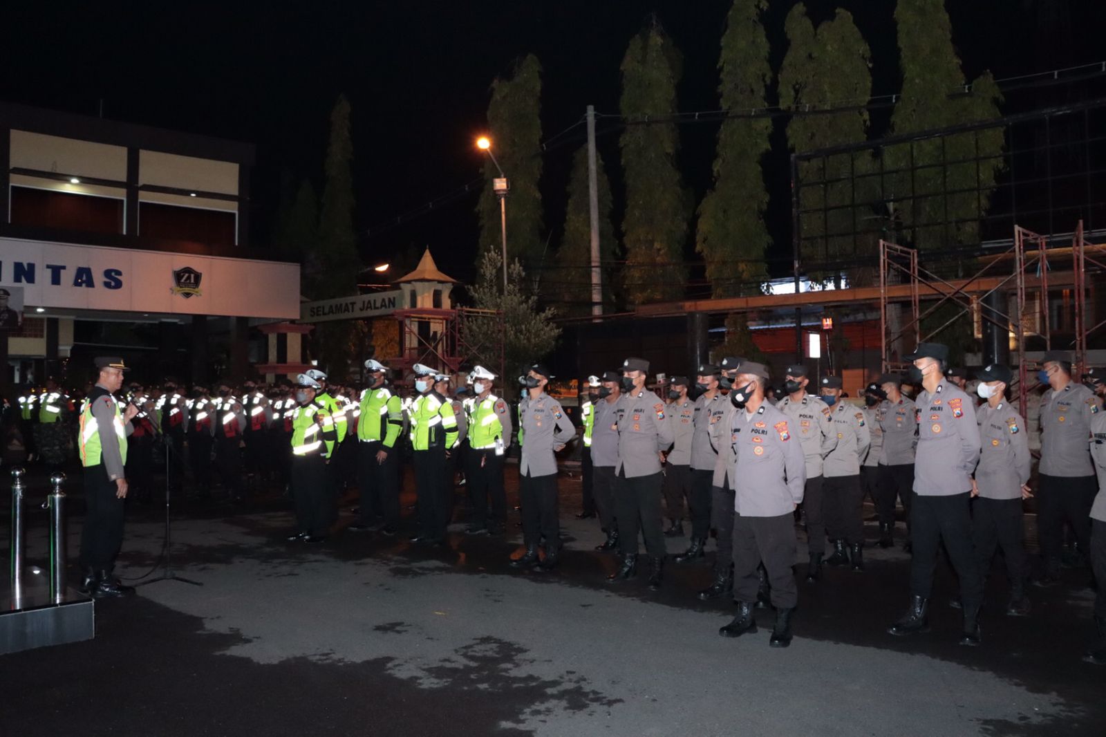 Polres Lamongan Siapkan Ratusan Personel Gabungan Untuk Pengamanan Nataru