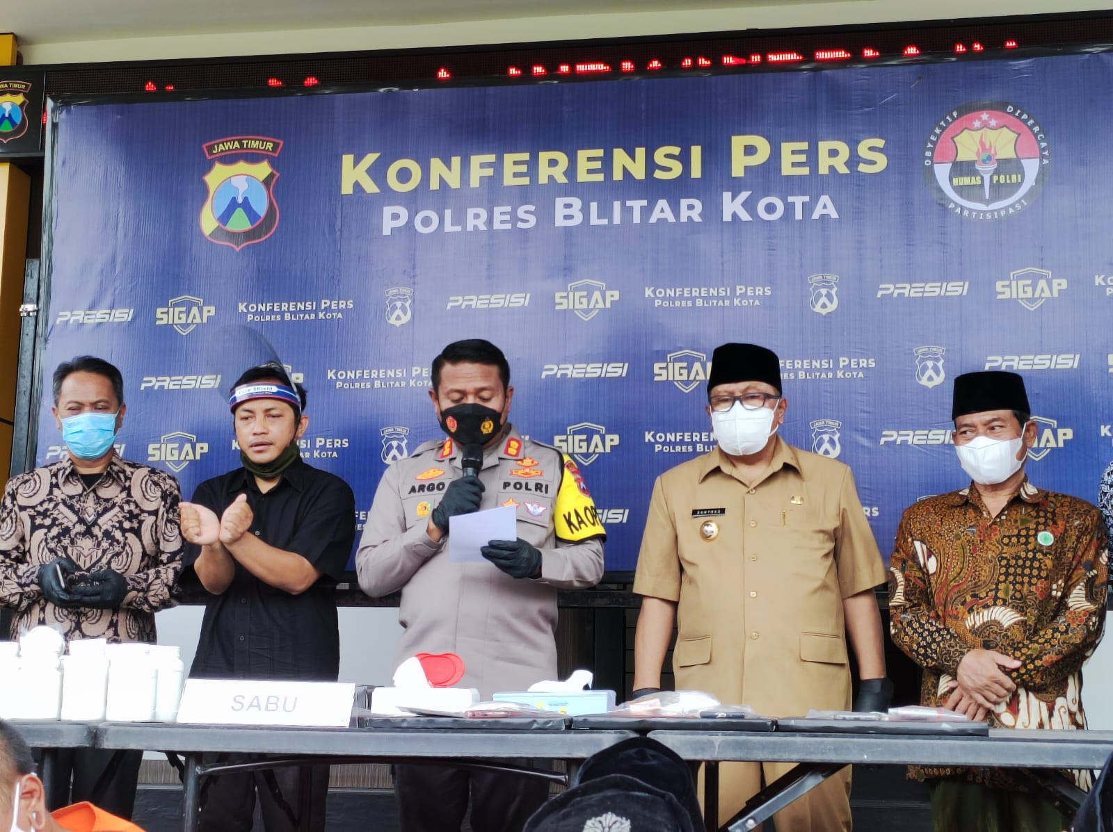 Jelang Nataru Polres Blitar Kota Berhasil Ungkap 10 Kasus Narkoba
