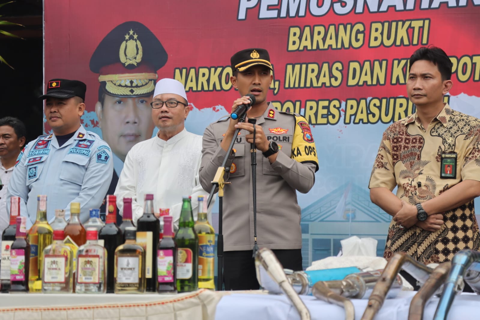Ketua MUI Kabupaten Pasuruan Beri Apresiasi Penanganan Kasus Narkoba Oleh Polres Pasuruan