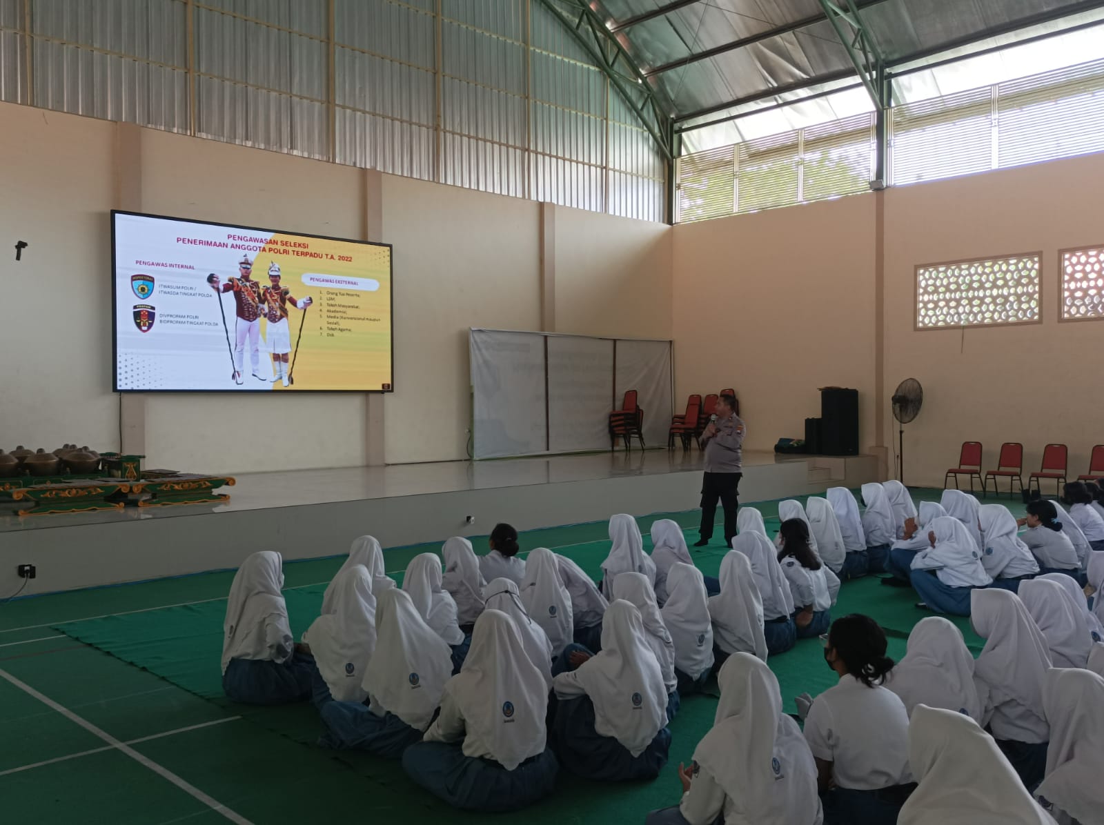 Polresta Sidoarjo Sosialisasikan Prinsip ‘BETAH’ untuk Penerimaan Calon Anggota Polri