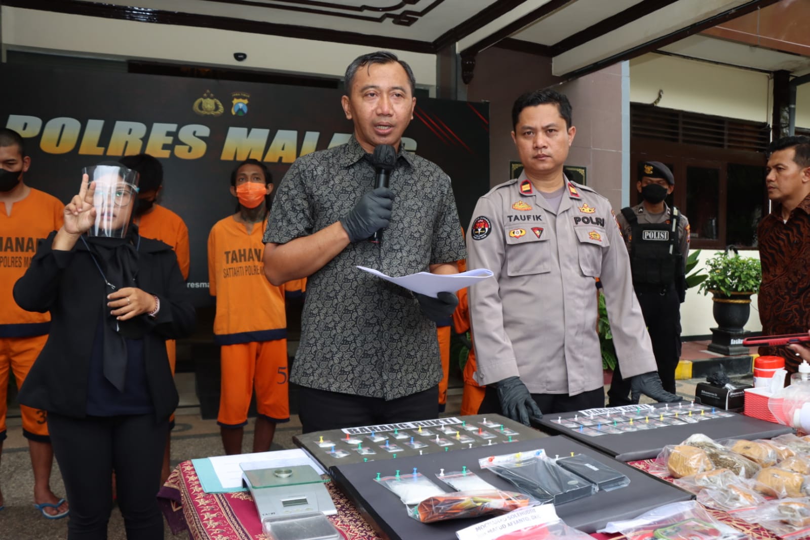 Tiga Pekan, Polres Malang Selesaikan 14 Kasus Narkotika