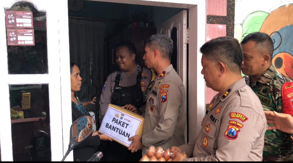Polresta Malang Kota Distribusikan Bantuan Untuk Balita, Dukung Pemerintah Cegah Stunting