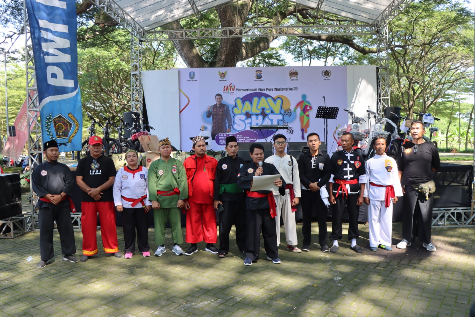 Polres Kediri Kota Fasilitasi Deklarasi Damai Perguruan Silat se Kota Kediri