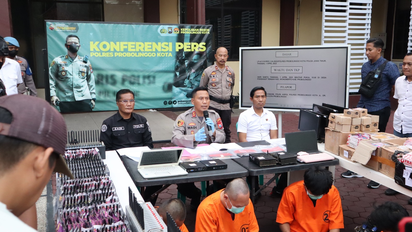 Polres Probolinggo Kota Berhasil Menangkap Sindikat Penjual Kode OTP Kartu Seluler ke Rusia