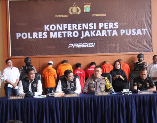 Polres Metro Jakarta Pusat Ringkus Pelaku Pencabulan Anak