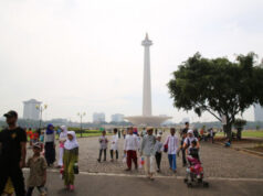 78 Ribu Wisatawan Kunjungi Monas pada Hari Kedua Lebaran