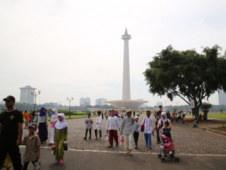 78 Ribu Wisatawan Kunjungi Monas pada Hari Kedua Lebaran