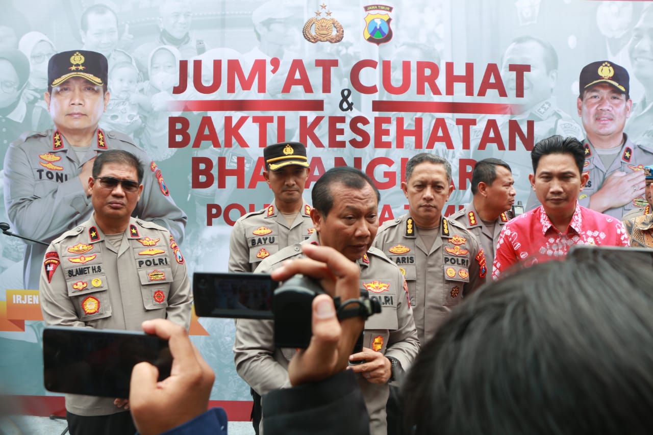 Jumat Curhat di Pandaan Warga Minta Tilang Manual Kembali Diaktifkan