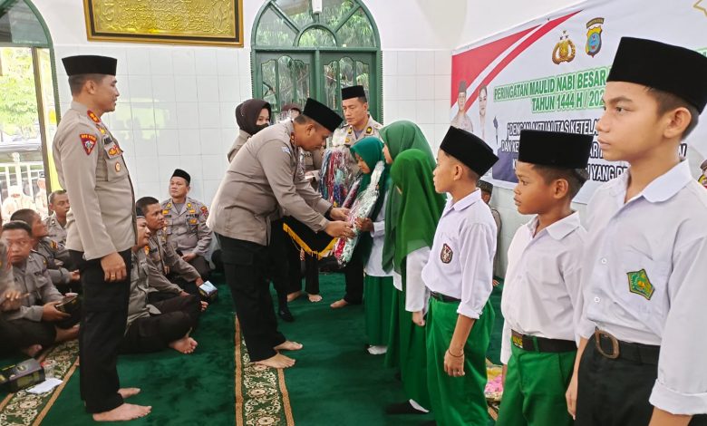 Polrestabes Medan Gelar Maulid Nabi dan Pembagian Bingkisan buat Anak Yatim
