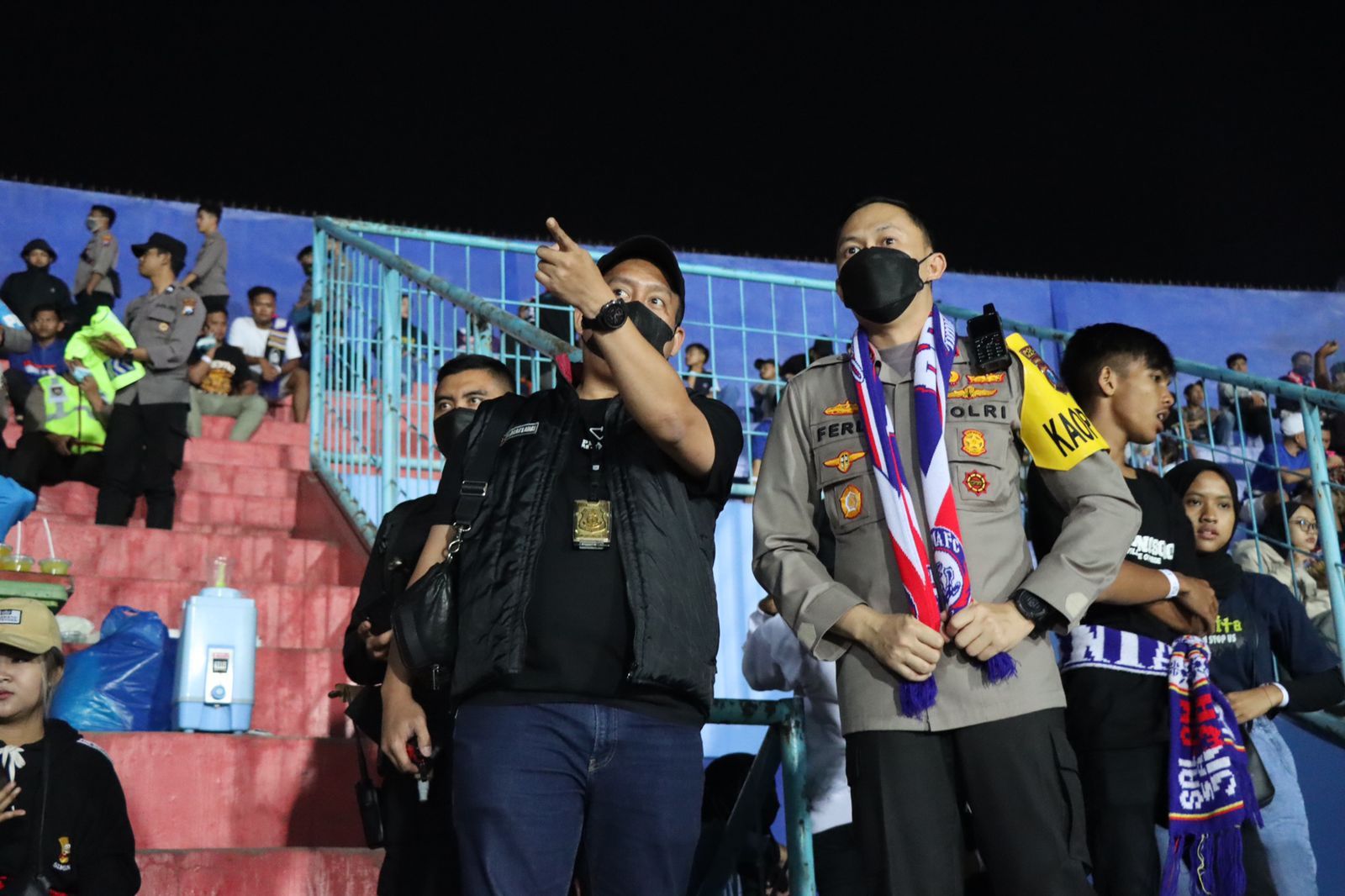 Final Piala Presiden 2022 di Kanjuruan Aman, Aremania Berikan Apresiasi Polres Malang