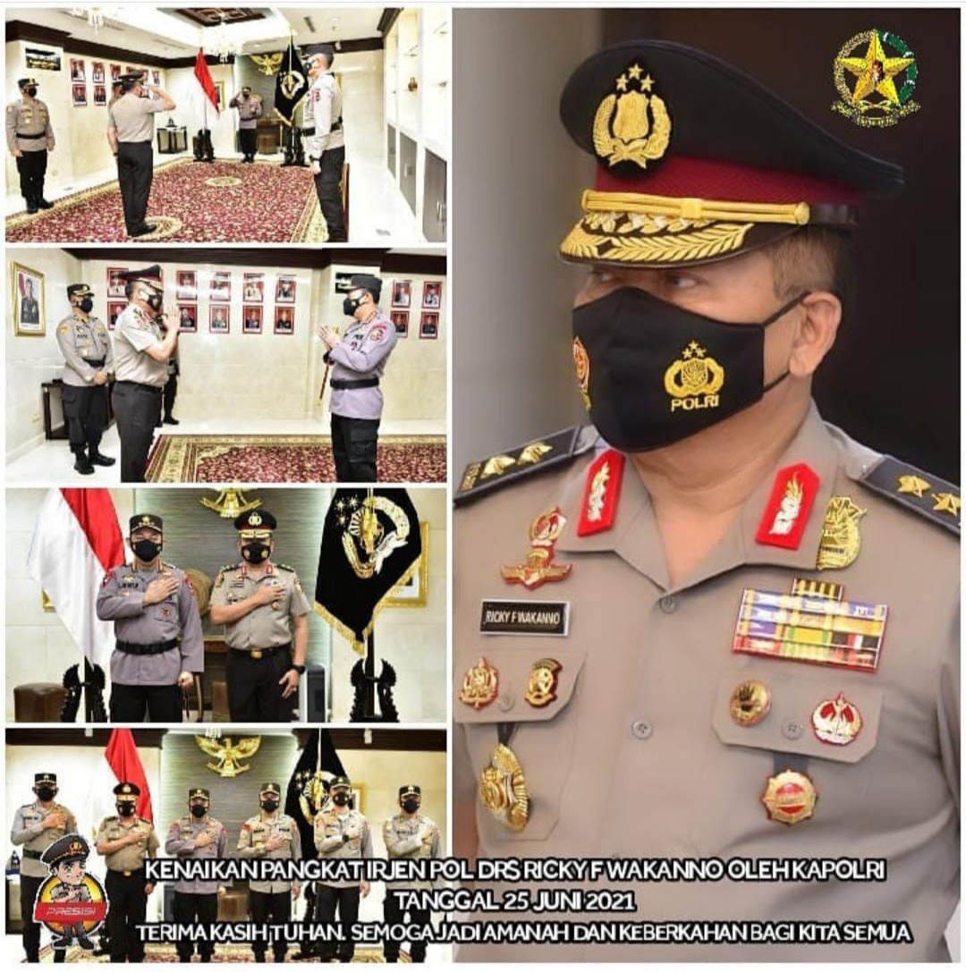 Irjen Pol Drs.Ricky F Wakanno, Terima Kasih Pengabdianmu Selama Ini