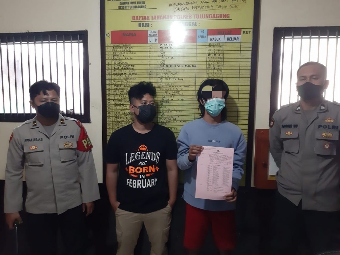 Polsek Kalidawir Bersama Tim RMA Satreskrim Polres Tulungagung Berhasil Menangkap Pelaku Penganiayaan