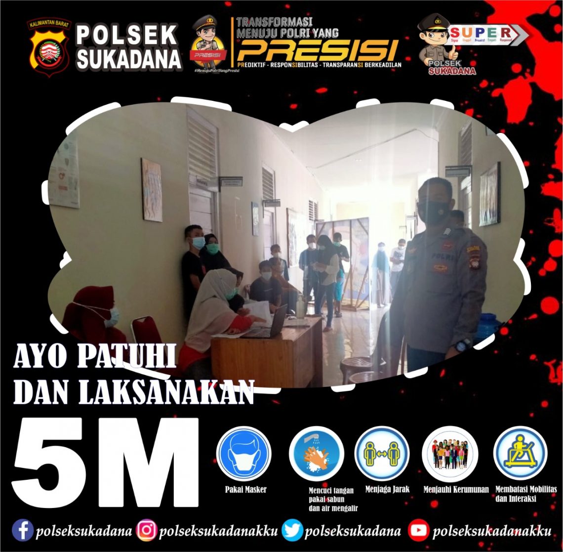 Sambangi Pedagang Sosialisasi Protokol Kesehatan