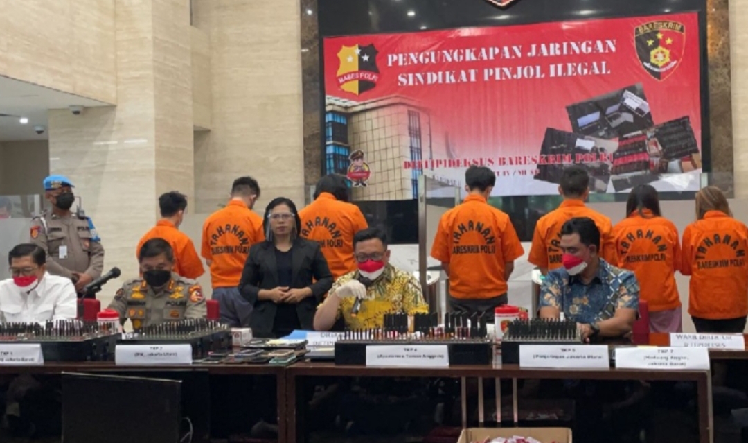 Polisi Gerebek Tujuh Markas Pinjol Ilegal di Jakarta Barat dan Jakarta Utara