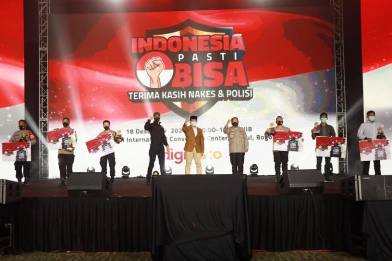 Kapolda Jabar Hadiri Acara Indonesia Pasti Bisa: Terima Kasih Nakes & Polri