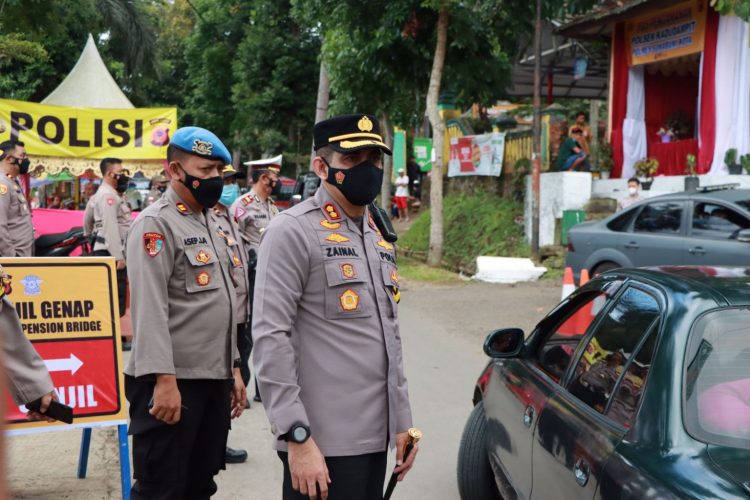 Kapolres Sukabumi Kota Tinjau Sejumlah Tempat Wisata, Pastikan Penerapan Ganjil Genap Dan Prokes